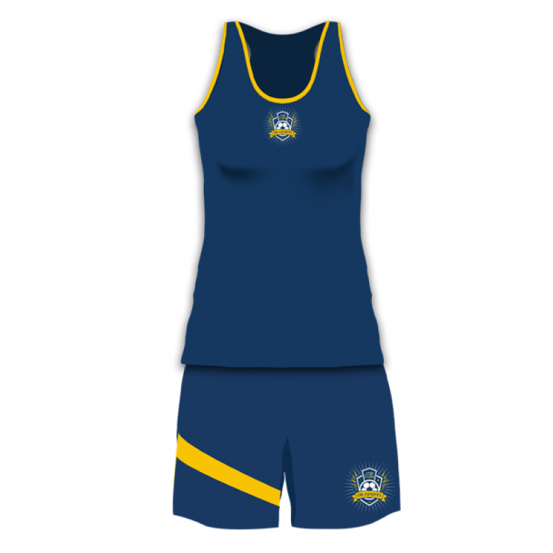 UNIFORME GINÁSTICA - CONJUNTO SHORTS E REGATA SUPLEX